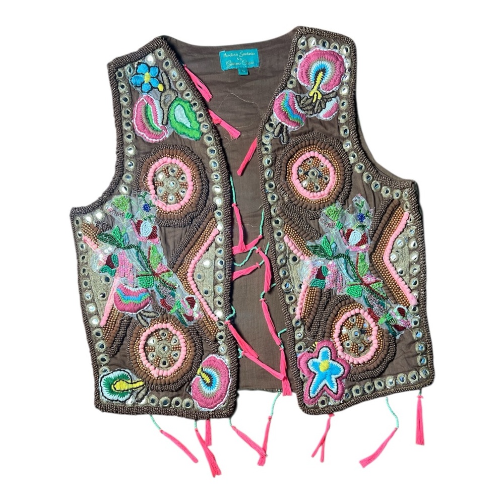 Antica Sartoria by Giacomo Cinque Embellished Sugar Skull Vest